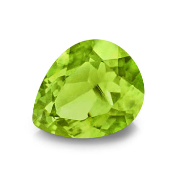 Pear Peridot CZ Loose Gemstones (Pack of 5)
